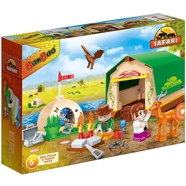 BanBao kocke Safari set za kamp 6655 - ODDO igračke