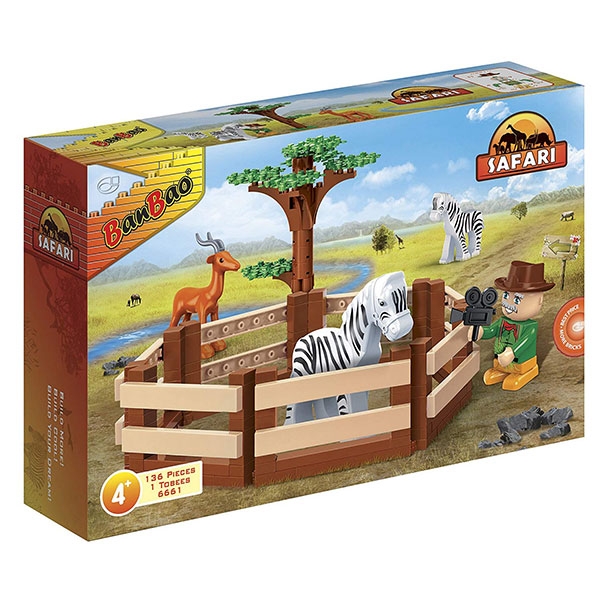 BanBao kocke Safari obor 6661 - ODDO igračke
