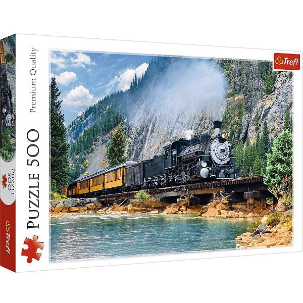 Trefl Puzzle 500 pcs Mountain Train 37379 - ODDO igračke