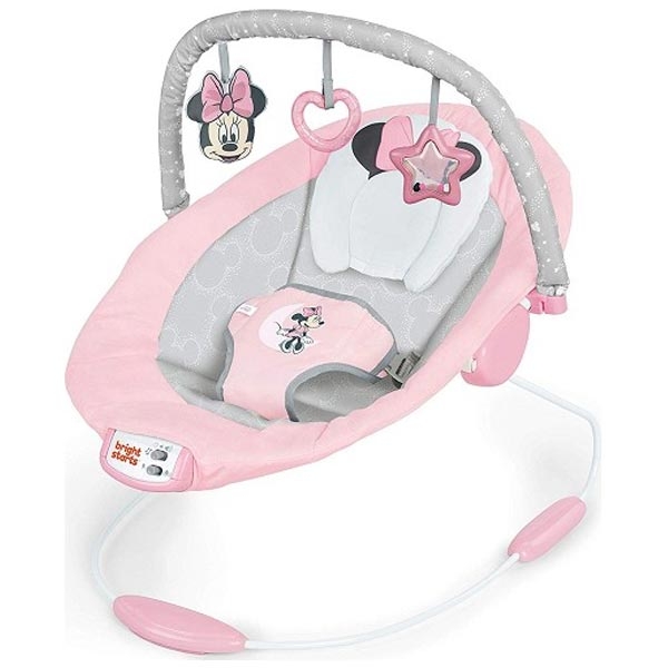 KIDS II Bright Starts Lezaljka Minnie Mouse Rosy Skies SKU12206 - ODDO igračke