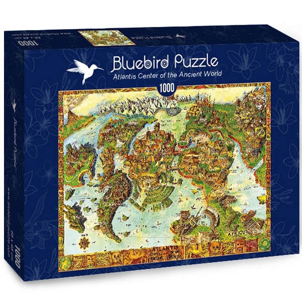 Bluebird puzzle 1000 pcs Atlantis Center of the Ancient World 70317-P - ODDO igračke