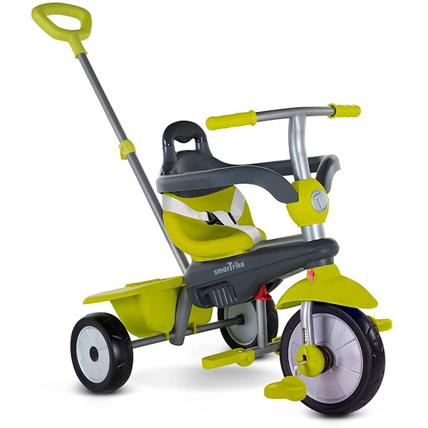 Tricikli za decu sa ručkom Smart Trike Breeze 15-36 meseci zeleno-sivi 6071100 - ODDO igračke