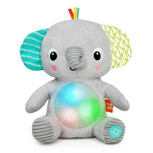 Plišana igračka - Hug-a-Bye Baby Elephant Kids II Bright Starts SKU12498 - ODDO igračke