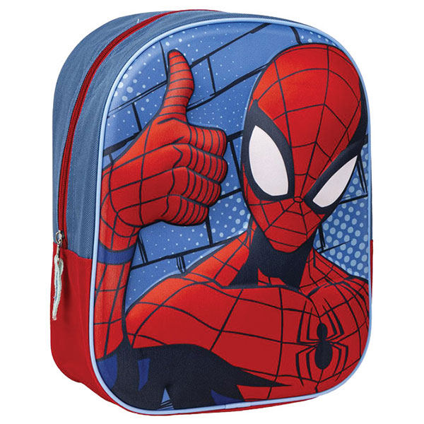 Ranac za vrtić 3D Spiderman Cerda 2100004343 plavo-crveni - ODDO igračke