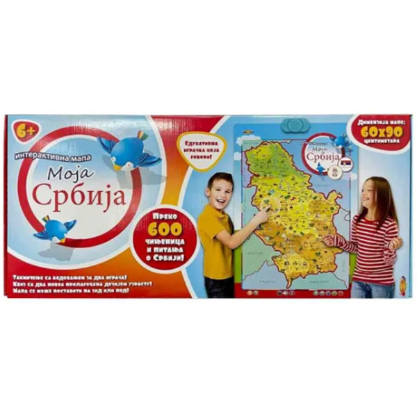 Društvena igra Mapa Srbije ZZ3023055 - ODDO igračke