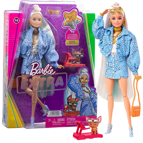 Barbie lutka Extra sa ljubimcem HHN08 - ODDO igračke