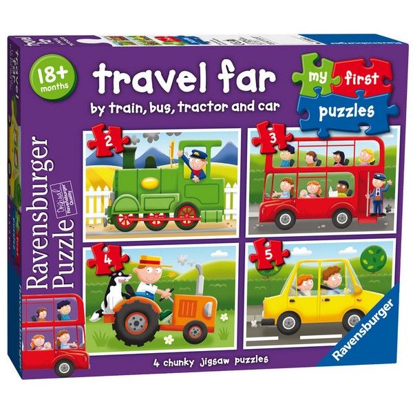 Ravensburger puzzle (slagalice) Moje prve puzle 4 u 1 Prevozna sredstva RA07303 - ODDO igračke