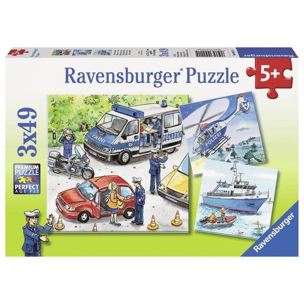 Ravensburger puzzle (slagalice) Policija u akciji RA09221 - ODDO igračke