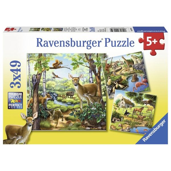 Ravensburger puzzle (slagalice) Životinje u prirodi RA09265 - ODDO igračke