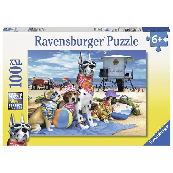 Ravensburger puzzle (slagalice) 100XXL Psi na plazi RA10526 - ODDO igračke