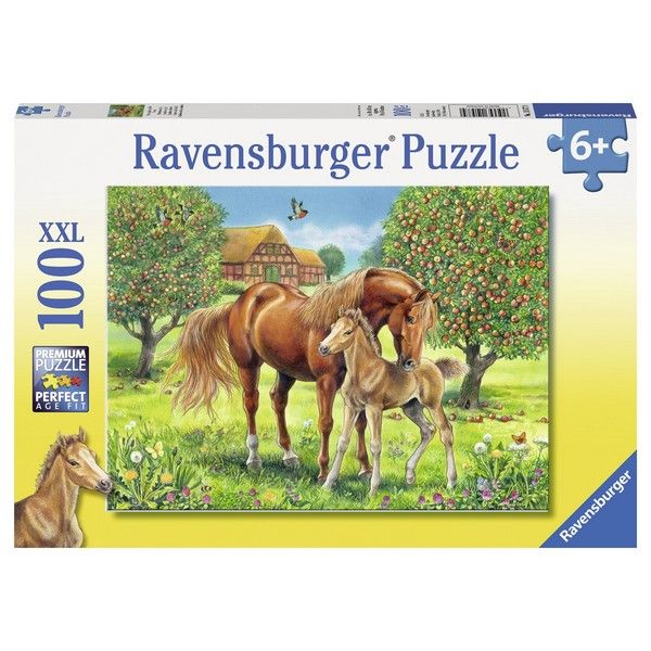 Ravensburger puzzle (slagalice) 100XXL Konji u divljini RA10577 - ODDO igračke