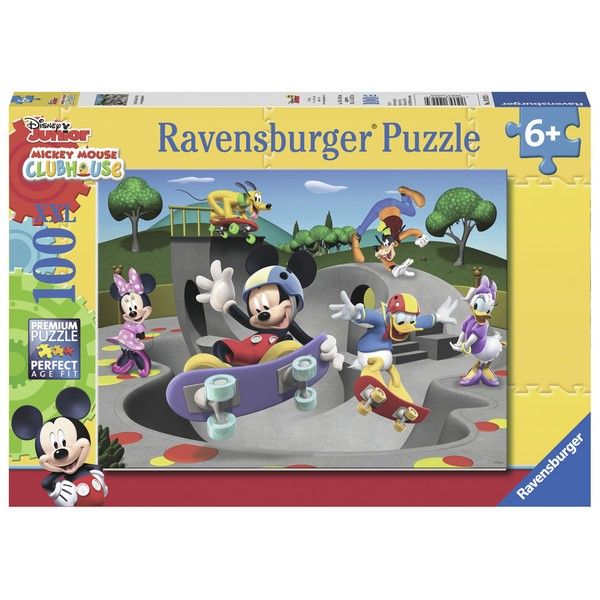 Ravensburger puzzle (slagalice) 100XXL Miki sa skejtom RA10923 - ODDO igračke