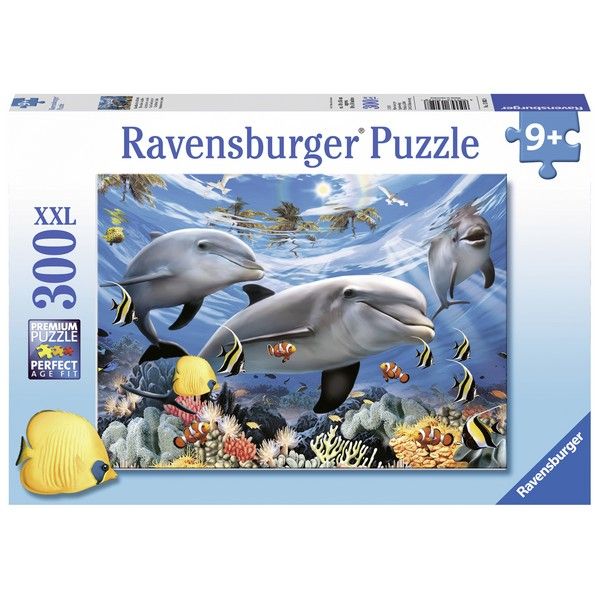 Ravensburger puzzle (slagalice) 300pcs Delfini RA13052 - ODDO igračke