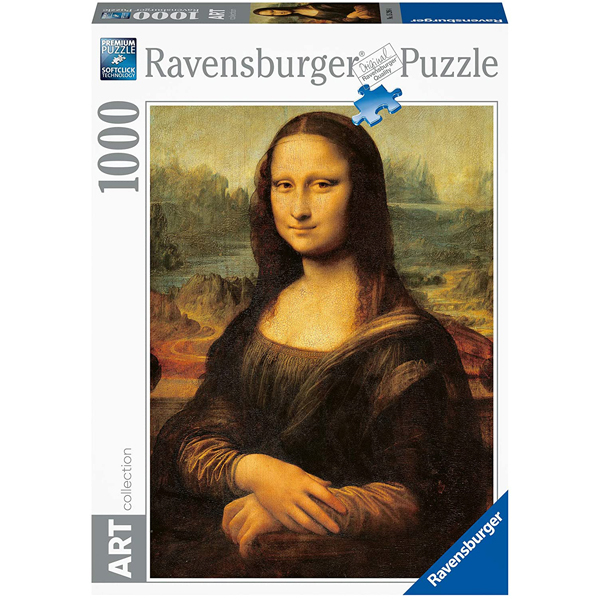 Ravensburger puzzle 1000pcs Leonardo da Vinci Mona Lisa RA12000058 - ODDO igračke