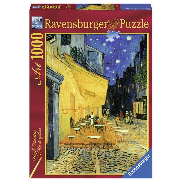 Ravensburger puzzle (slagalice) 1000pcs Terasa kafane u noći Van Gogh RA15373 - ODDO igračke