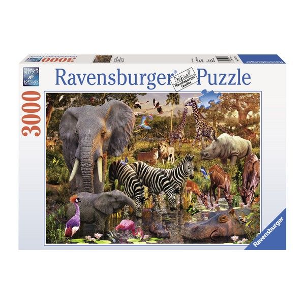 Ravensburger puzzle (slagalice) 3000pcs Africke zivotinje 3000 RA17037 - ODDO igračke