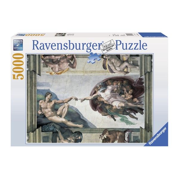 Ravensburger puzzle Michelangelo The Creation of Adam RA17408 - ODDO igračke