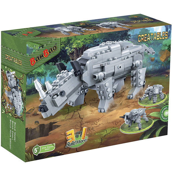BanBao kocke Dinosaur transformers 3 u 1 6851 - ODDO igračke