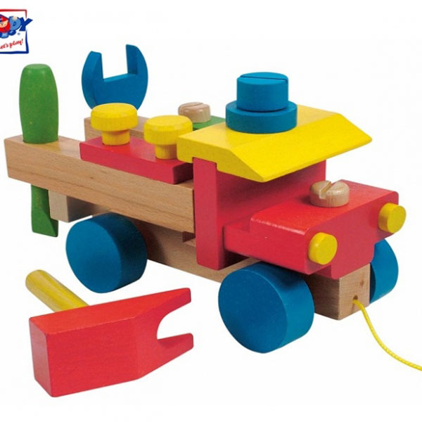Woody Drveni Montažni auto 90101 - ODDO igračke