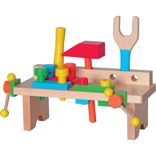 Woody Drveni Montažni sto i alat 90103 - ODDO igračke
