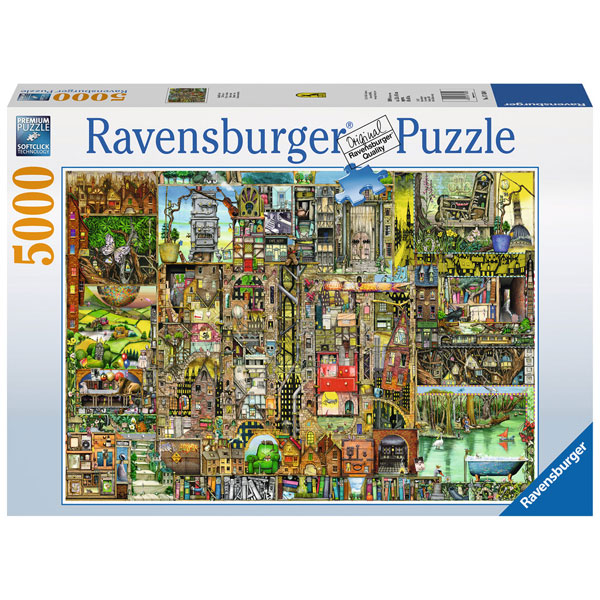 Ravensburger puzzle (slagalice) 5000pcs Bizarre Town RA17430 - ODDO igračke