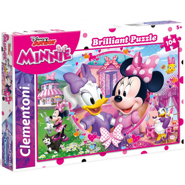 Clementoni puzzla Brilliant Minnie Mouse Happy Helpers 104pcs 20145 - ODDO igračke
