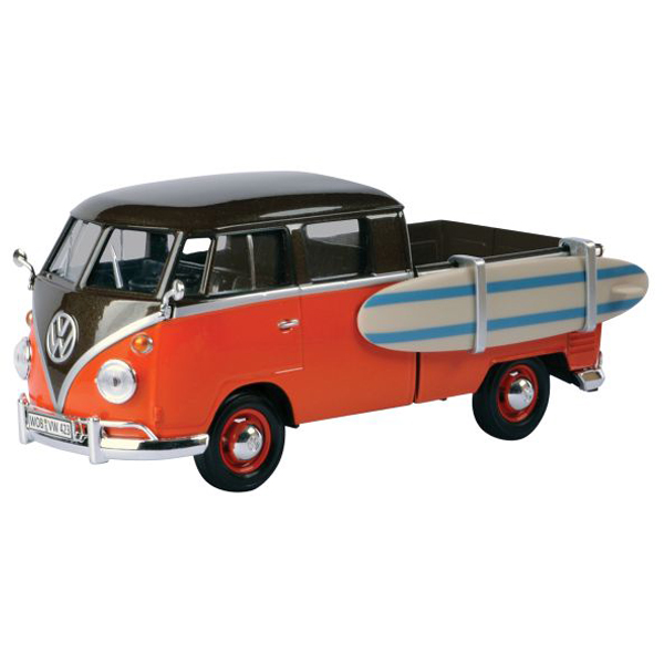 Motor Max Metalni autić Kombi Volkswagen Pickup with surfboard 1:24 25/79560 - ODDO igračke
