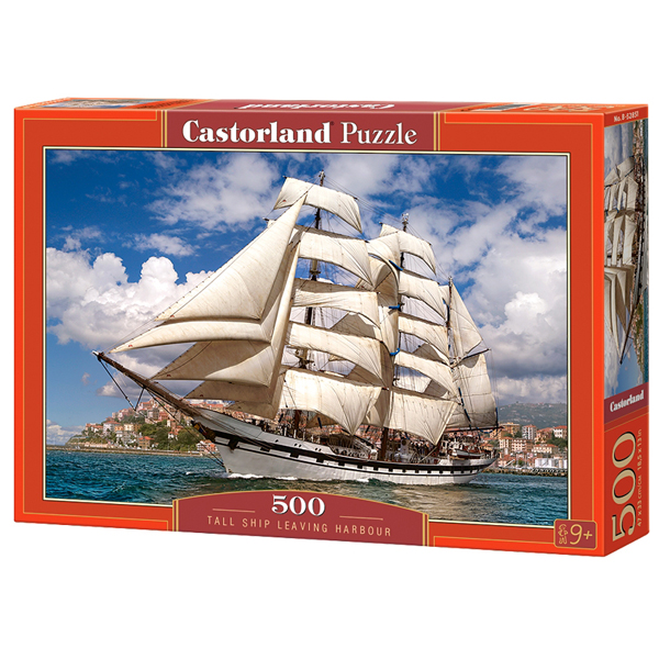 Castorland puzzla 500 Pcs Tall Ship Leaving Harbour 52851 - ODDO igračke
