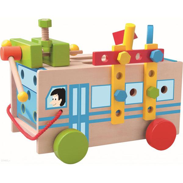 Autobus drveni Woody 91179 - ODDO igračke