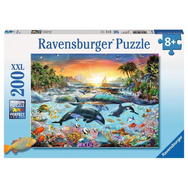 Ravensburger puzzle (slagalice) XXL 200pcs Orca Paradise RA12804  - ODDO igračke