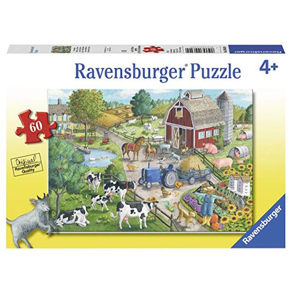 Ravensburger puzzle (slagalice) 60pcs - Na farmi RA09640 - ODDO igračke