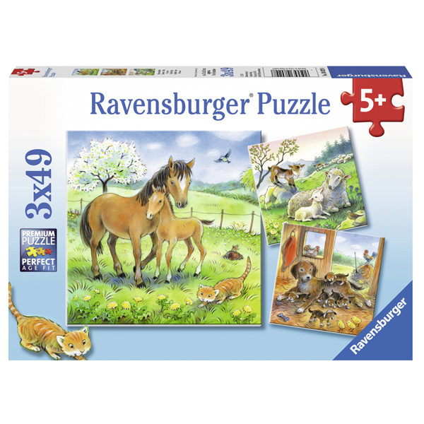 Ravensburger puzzle (slagalice) 3x49pcs- Vreme nežnosti RA08029 - ODDO igračke