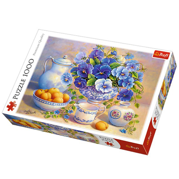 Trefl Puzzle Blue Bouquet 1000pcs 10466 - ODDO igračke