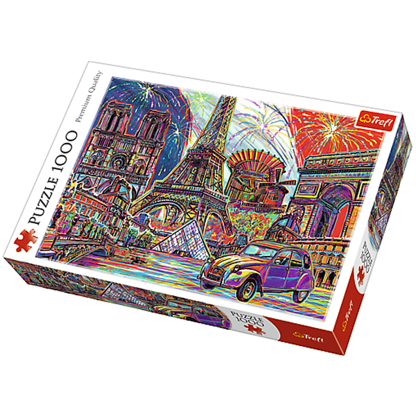 Trefl Puzzle Colours of Paris 1000pcs 10524 - ODDO igračke