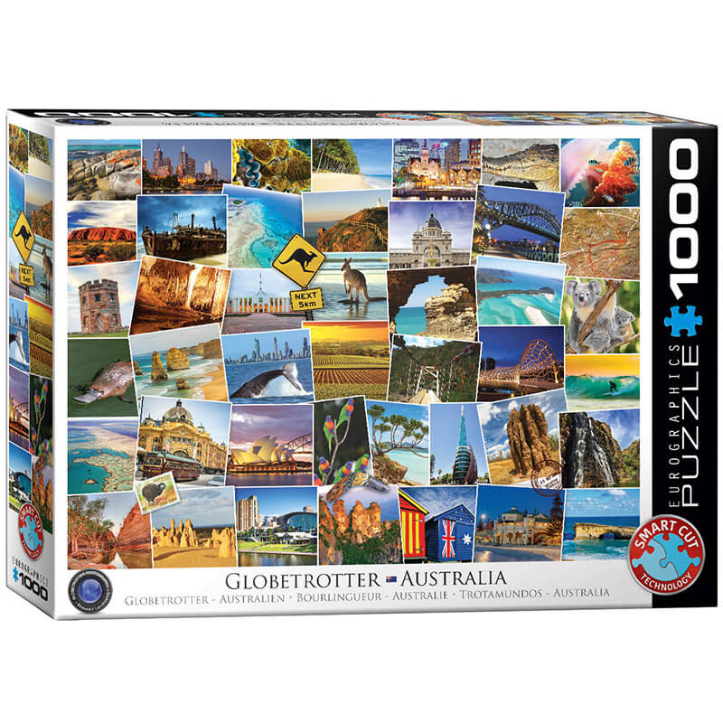 Eurographics Globetrotter Australia 1000-Pieces Puzzle 6000-0753 - ODDO igračke