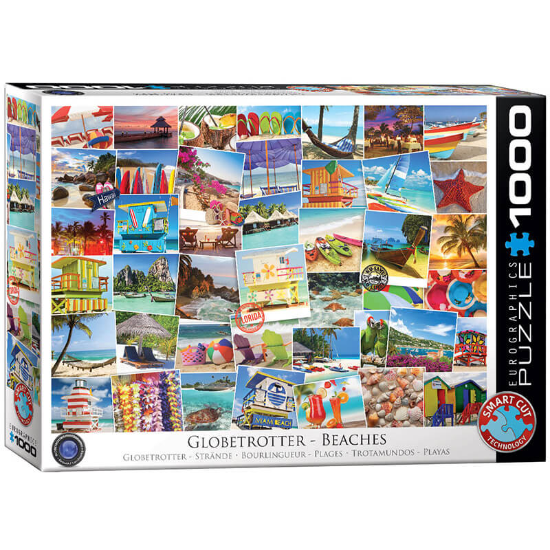 Eurographics Globetrotter Beaches 1000-Piece Puzzle 6000-0761 - ODDO igračke
