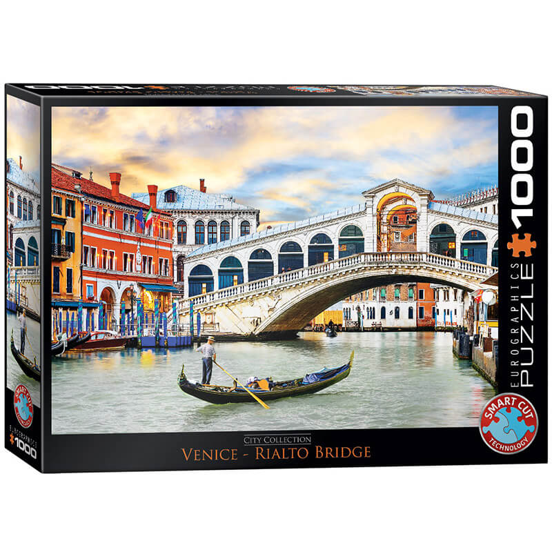 Eurographics Venice Rialto Bridge 1000-Piece Puzzle 6000-0766 - ODDO igračke
