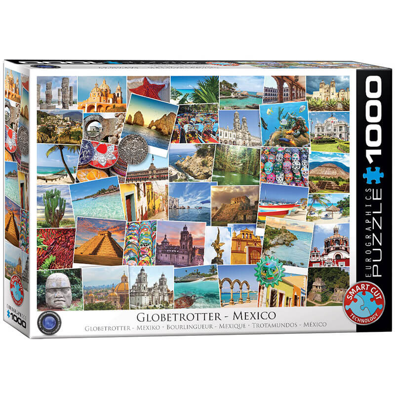 Eurographics Globetrotter Mexico 1000-Pieces Puzzle 6000-0767 - ODDO igračke