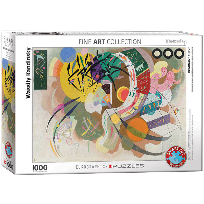 Eurographics Wassily Kandinsky Dominant Curve by 1000-Piece Puzzle 6000-0839 - ODDO igračke