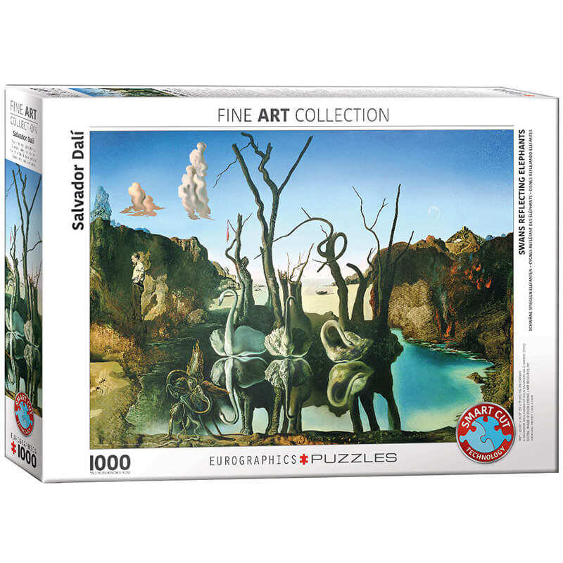 Eurographics Salvador Dali Swans Reflecting Elephants 1000-Piece Puzzle 6000-0846 - ODDO igračke