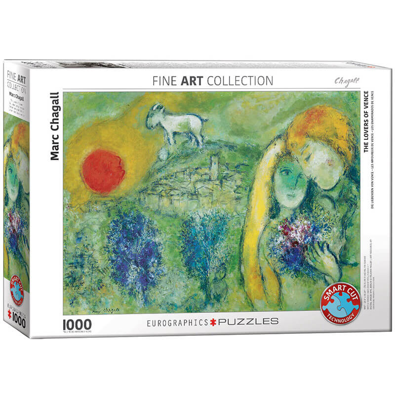 Eurographics Marc Chagall The Lovers of Vence 1000-Piece Puzzle 6000-0848 - ODDO igračke