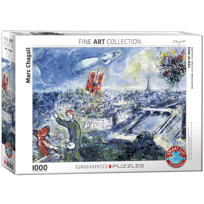 Eurographics Marc Chagall Le Bouquet de Paris 1000-Pieces Puzzle 6000-0850 - ODDO igračke