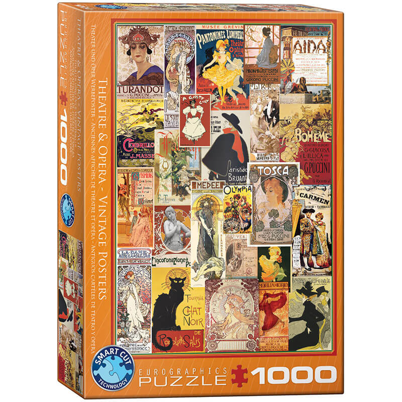 Eurographics Theater & Opera Vintage Posters 1000-Piece Puzzle 6000-0935 - ODDO igračke