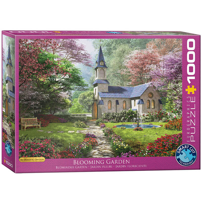 Eurographics Blooming Garden by Dominic Davison 1000-Piece Puzzle 6000-0964 - ODDO igračke