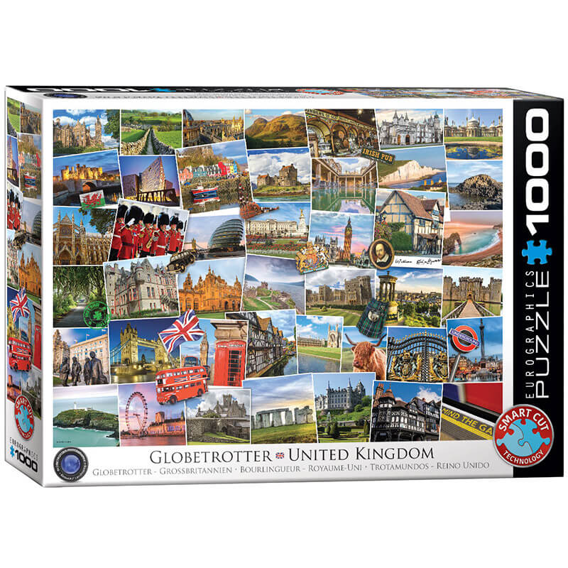 Eurographics Globetrotter United Kingdom 1000-Pieces Puzzle 6000-5464 - ODDO igračke