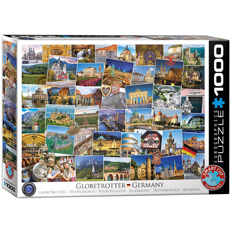 Eurographics Globetrotter Germany 1000-Pieces Puzzle 6000-5465 - ODDO igračke