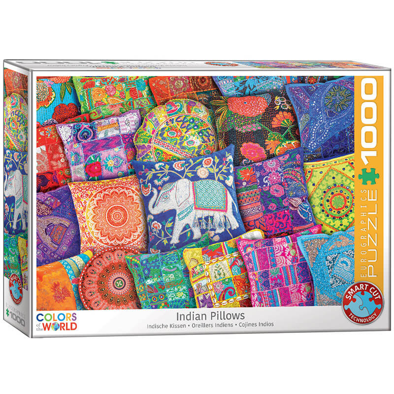 Eurographics Indian Pillows 1000-PiecePuzzle 6000-5470 - ODDO igračke