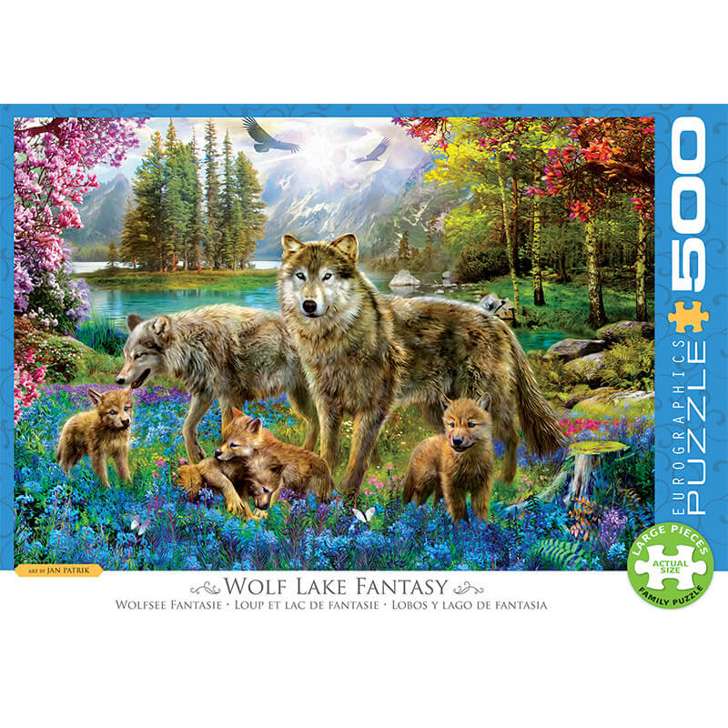 Eurographics Wolf Lake Fantasy 500-Pieces Puzzle 5360 - ODDO igračke
