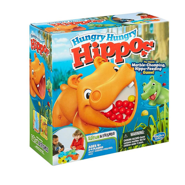 Hungry Hippos Društvena Igra 98936 - ODDO igračke