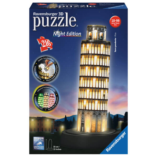 Ravensburger 3D puzzle (slagalice) Toranj u Pizi noćno izdanje RA12515 - ODDO igračke